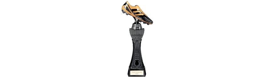 BLACK VIPER TOWER FOOTBALL RESIN TROPHY - 3 SIZES - 25.5CM - 32CM BLACK VIPER TOWER FOOTBALL RESIN TROPHY - 3 SIZES - 25.5CM - 32CM